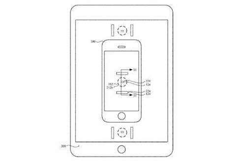 蘋果申請(qǐng)新專利 筆記本為iPhone無(wú)線充電