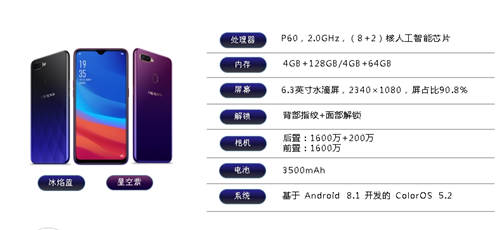 OPPO A7x開啟預(yù)約 水滴屏設(shè)計(jì)