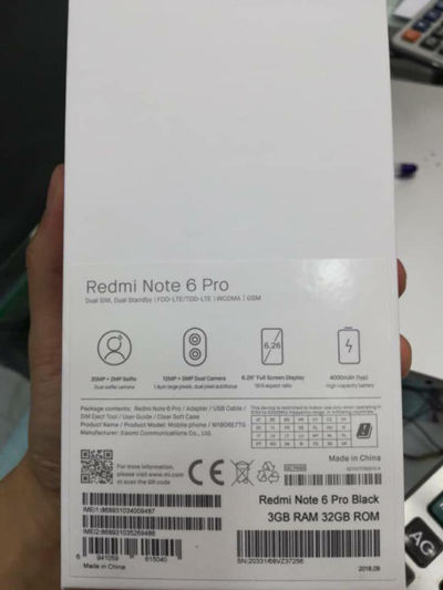 紅米Note 6 Pro諜照曝光 外觀毫無亮點