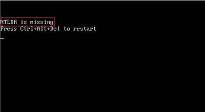 開機(jī)提示ntldr is missing怎么解決
