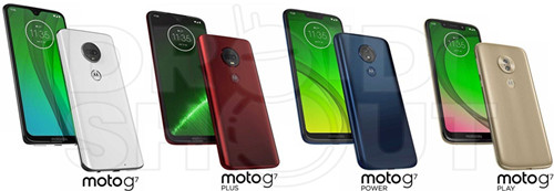 Moto G7系列四款手機(jī)曝光 三種劉海設(shè)計(jì)