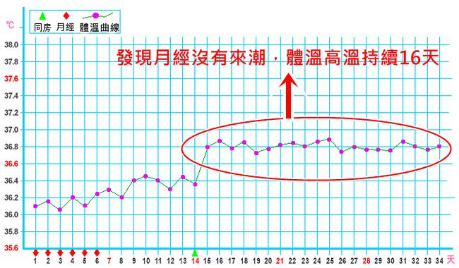 基礎(chǔ)體溫曲線(xiàn)圖