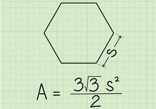 計算邊長已知的正六邊形面積的方法