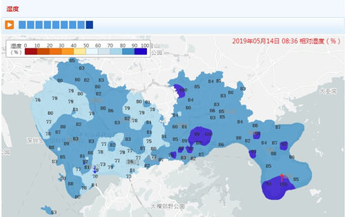 深圳5月14日天氣 全天多云氣溫較高