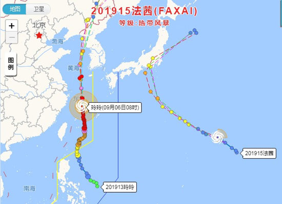 今年第15號(hào)臺(tái)風(fēng)“法茜”生成