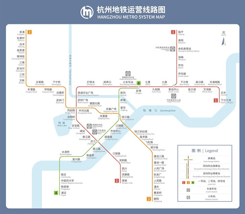 杭州地鐵線路圖2019 杭州地鐵線路圖最新