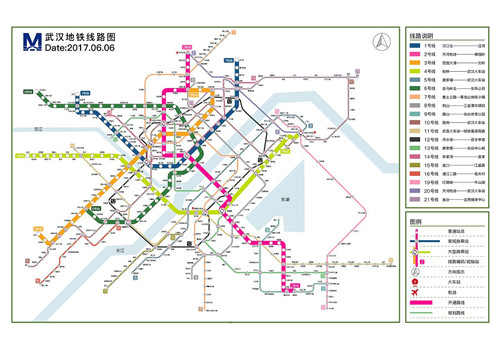 武漢地鐵線路圖2019 武漢地鐵線路圖最新