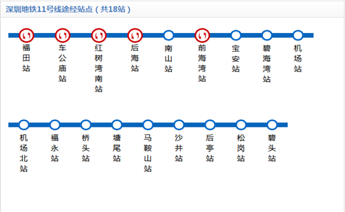 深圳地鐵11號線路圖2019 深圳地鐵線路圖最新