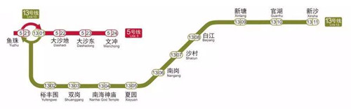 廣州地鐵13號線路圖2019 廣州地鐵線路圖最新