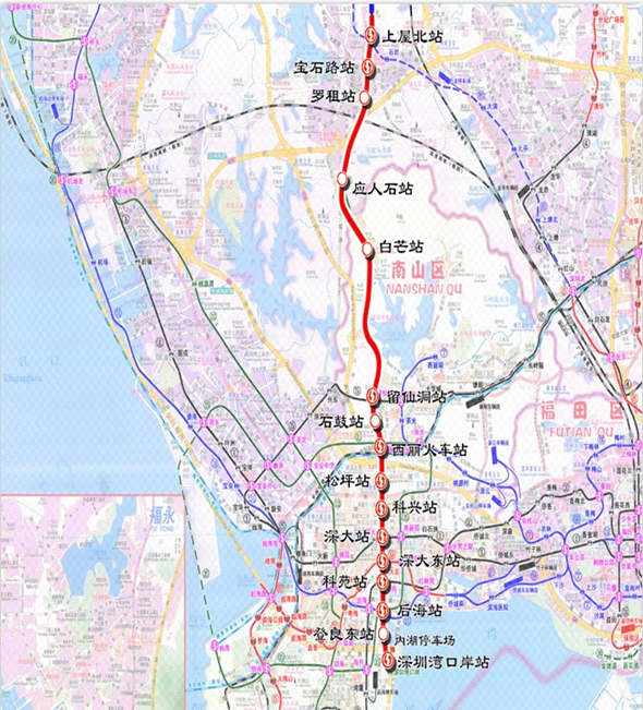 深圳地鐵13號(hào)線(xiàn)預(yù)計(jì)2023年建成通車(chē)