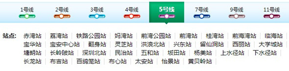 深圳地鐵線路圖高清版 深圳地鐵線路走向