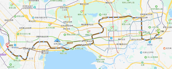 深圳地鐵線路圖高清版 深圳地鐵線路走向