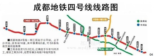 成都地鐵4號(hào)線線路圖2019 成都地鐵線路圖最新