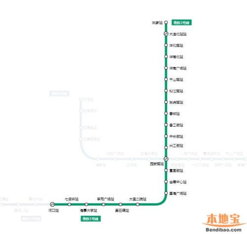 大連地鐵1號(hào)線線路圖2019 大連地鐵線路圖最新