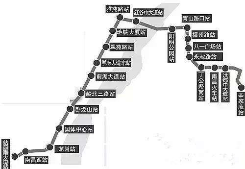 南昌地鐵2號線線路圖2020 南昌地鐵線路圖最新