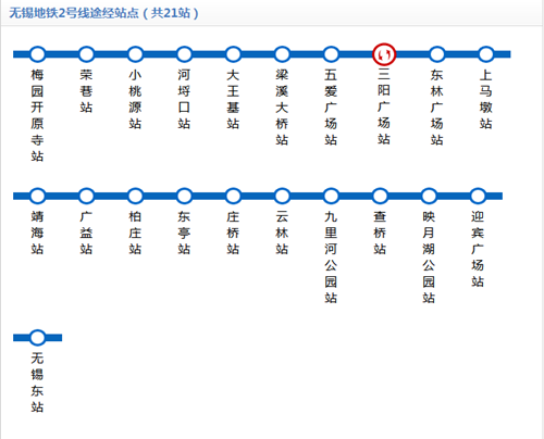 無(wú)錫地鐵2號(hào)線線路圖2020 無(wú)錫地鐵線路圖最新