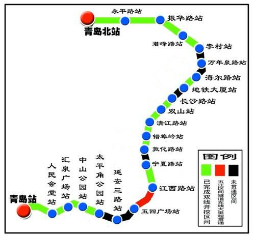 青島地鐵3號(hào)線線路圖2020 青島地鐵線路圖最新