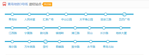 青島地鐵3號(hào)線線路圖2020 青島地鐵線路圖最新