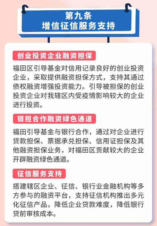 福田區(qū)防控疫情同舟共濟(jì)“福企”新十條政策