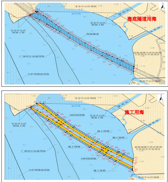 前海和寶安之間擬建新海底隧道