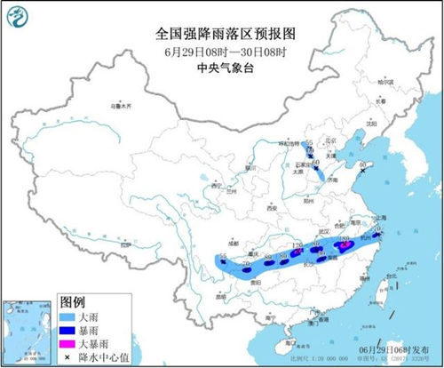 中央氣象臺連續(xù)發(fā)28天暴雨預(yù)警