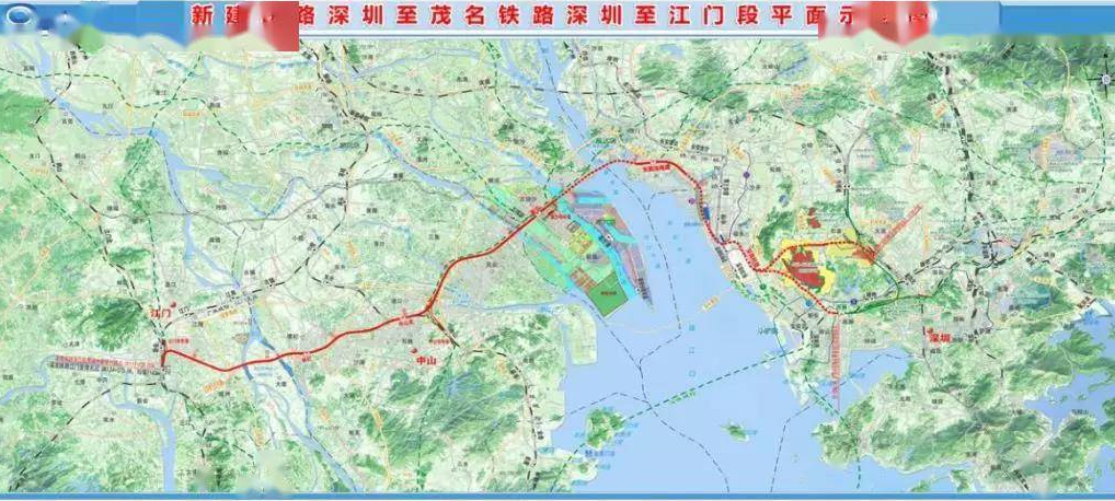 速看!2020深江鐵路最新進展及站點線路圖