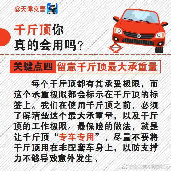 新手司機速看!汽車千斤頂你真的會用嗎