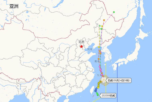 今年第8號(hào)臺(tái)風(fēng)“巴威”或達(dá)超強(qiáng)臺(tái)風(fēng)級(jí)
