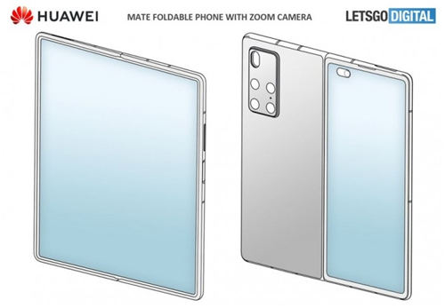 華為折疊 Mate X2折疊屏手機曝光 后置五攝