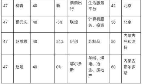 中國最富打工人榜單曝光 中國最成功的打工人