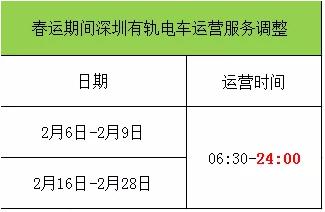 春節(jié)前后 龍華現(xiàn)代有軌電車每日延長運(yùn)營1小時(shí)