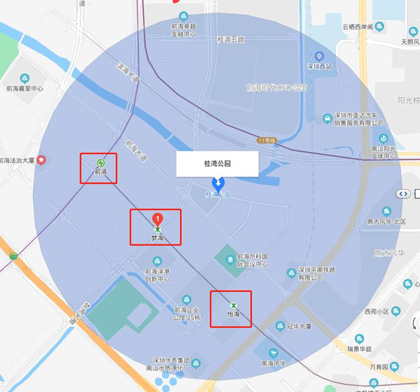 前海桂灣公園建成開放 沿河而建地鐵直達