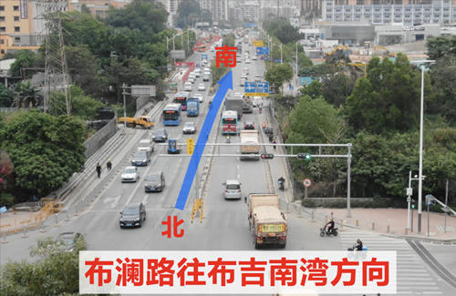 龍崗區(qū)第一條潮汐車道來啦 潮汐車道怎么走