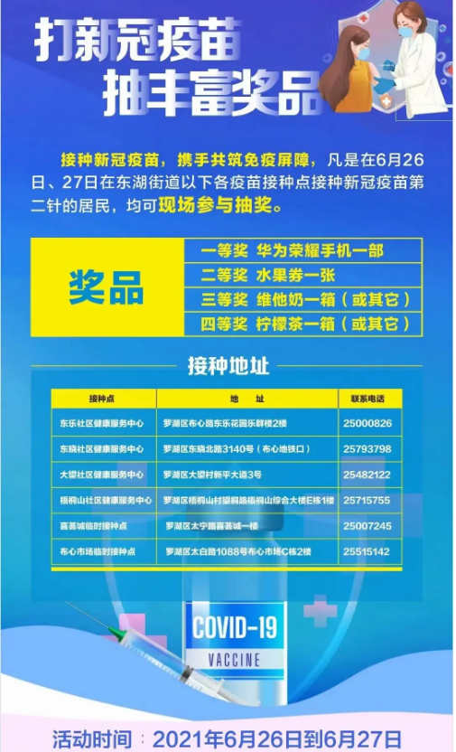 深圳打新冠疫苗送大米、送手機(jī)、五星酒店免費(fèi)住