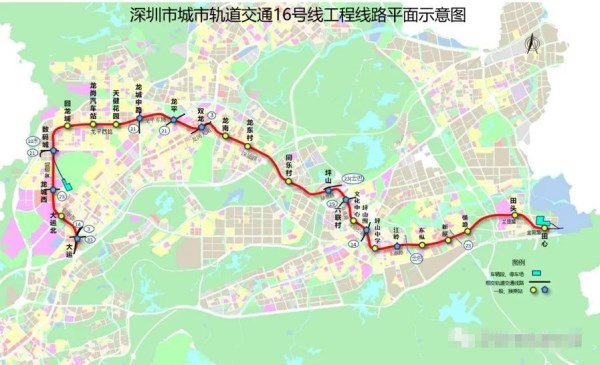 深圳地鐵14和16號(hào)線進(jìn)展更新 多個(gè)站點(diǎn)施工進(jìn)展順利