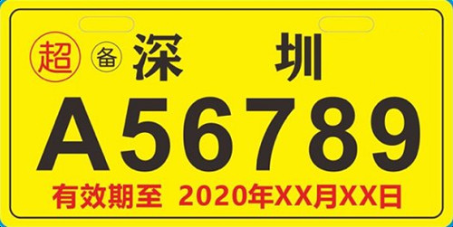 深圳電動(dòng)車牌照顏色有什么區(qū)別 你都知道什么意思嗎