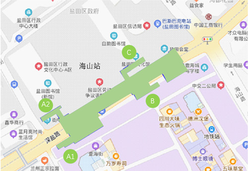 深圳地鐵8號線一期出入口在哪