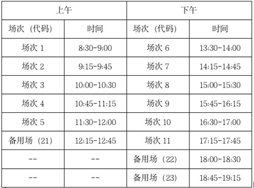 2022年下半年全國大學英語四、六級考試時間安排