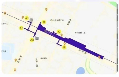 深圳地鐵16號線龍東站出口