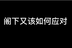 閣下又當(dāng)如何應(yīng)對是什么梗