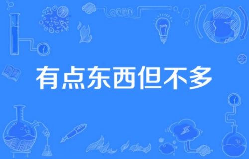 有點(diǎn)東西但是不多是什么梗