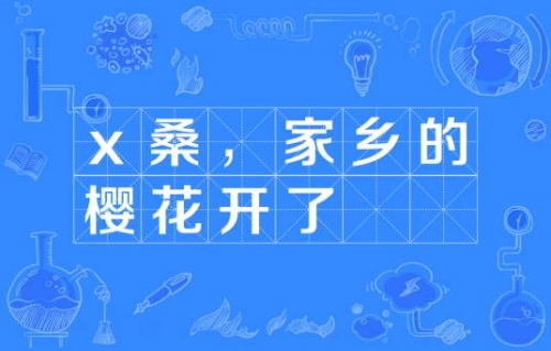 x桑 家鄉(xiāng)的櫻花開了是什么梗