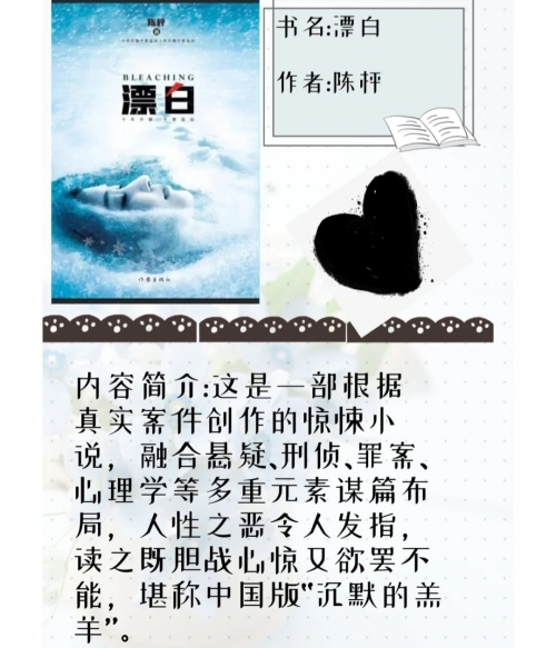 電視劇《漂白》根據(jù)什么小說改編的 原著叫什么