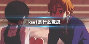 kswl是什么梗 kswl梗意思介紹