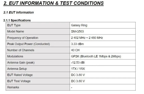 三星Galaxy Ring戒指亮相 最大電池22.5mAh