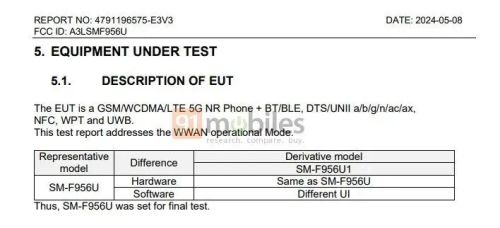 三星Galaxy Z Fold6通過(guò)FCC認(rèn)證：5G、Wi-Fi 5.8GHz等頂級(jí)配置曝光