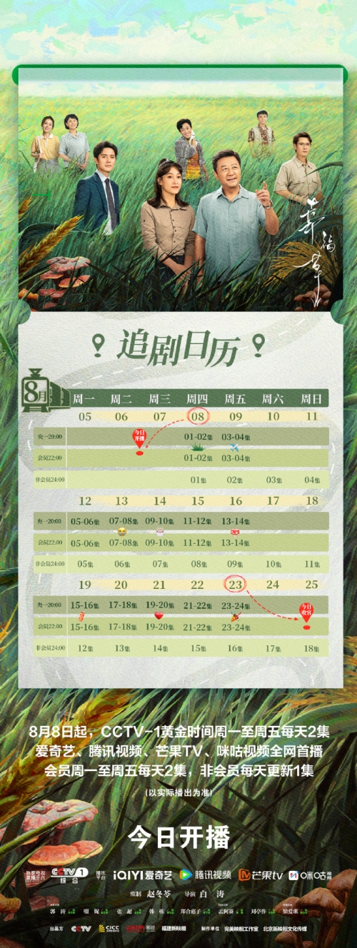 電視劇《幸福草》更新時間及追劇日歷表